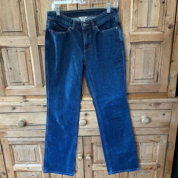 Women's Duluth‎ Trading 6 X 31 Jeans Dark Wash Blue DuluthFlex Work Bootcut - Picture 1 of 11